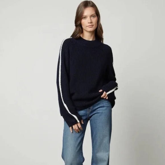 VELVET by Graham & Spencer Women's Teagan Engineered Stitches Sweater - Picture 2 of 11